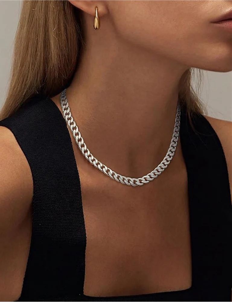 Chunky Cuban Link Necklace | Gold - Image 10