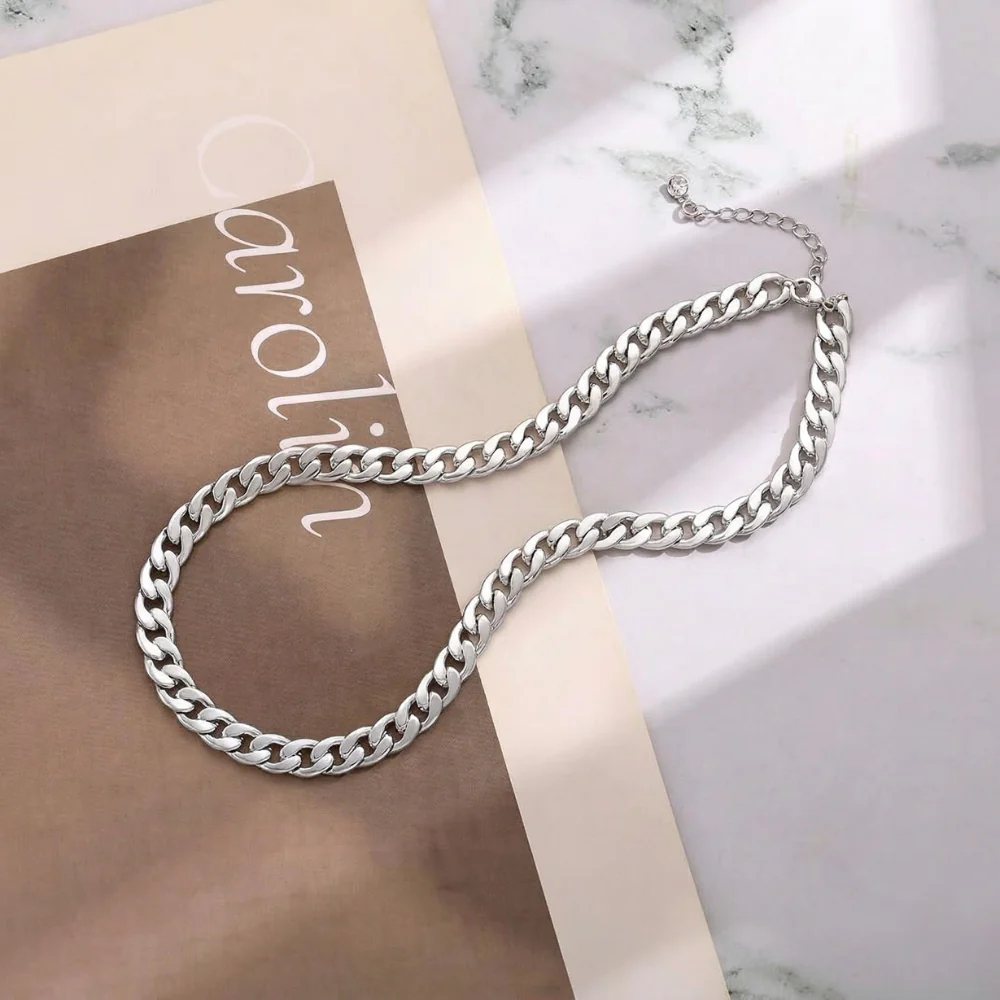 Chunky Cuban Link Necklace | Gold - Image 7