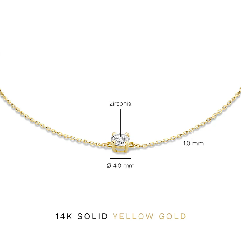 Cléa Stone Bracelet | White Gold - Image 8