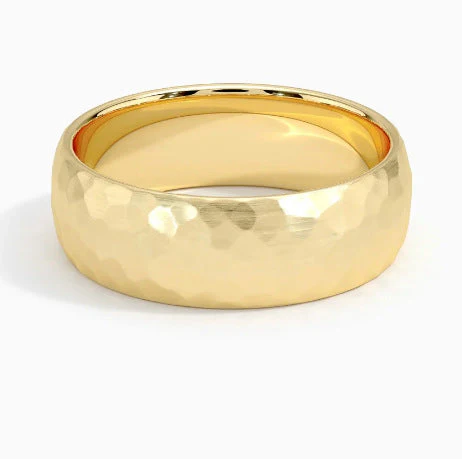 Elric Textured Core Ring | White Gold - Image 3