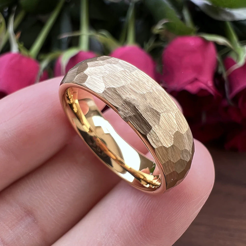 Elric Textured Core Ring | White Gold - Image 4