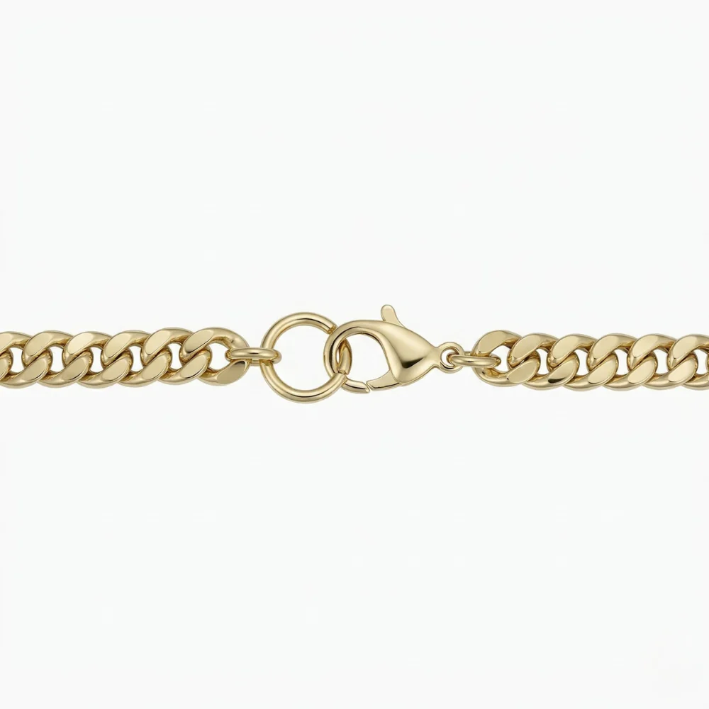 Estate Cuban Bracelet - Gold - Image 4