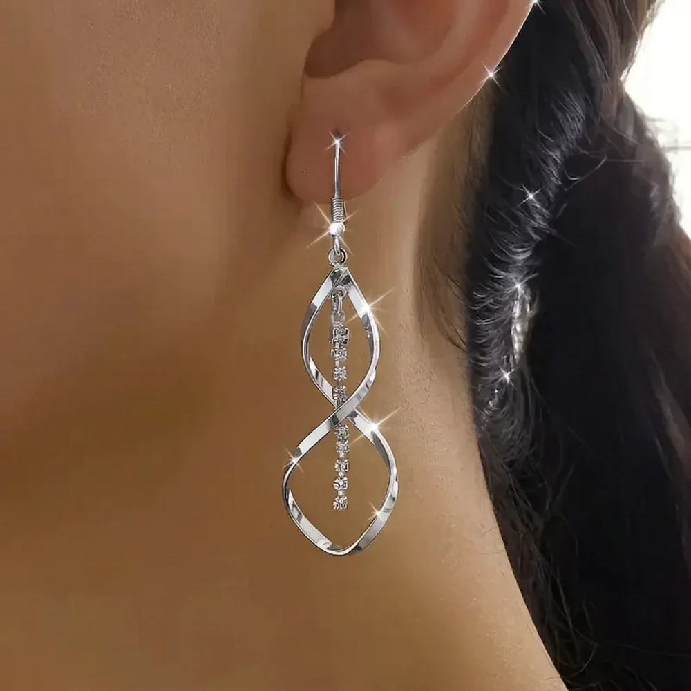 Sunbeam Spiral Earrings - Gold - Image 2